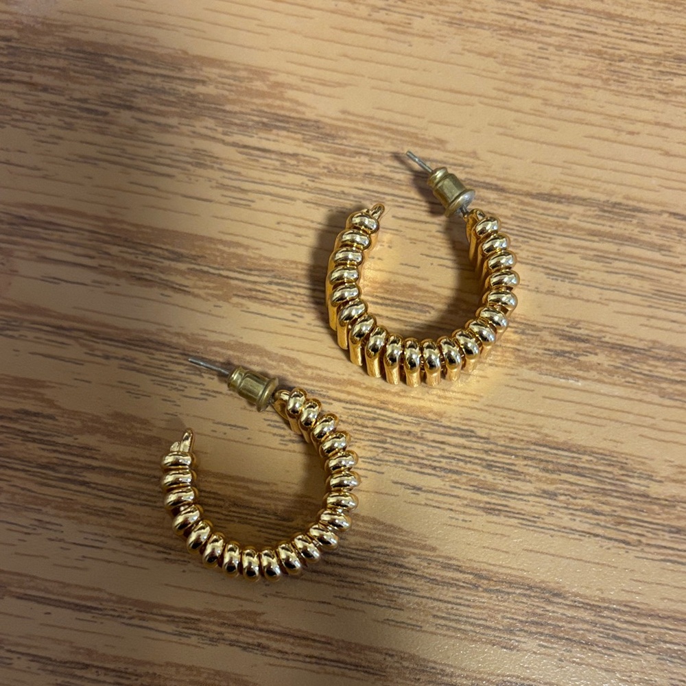 Gold Hoop Earrings